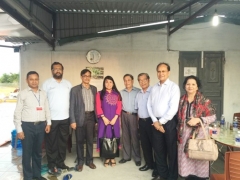 The PKSF’s delegate visited models of agriculture products