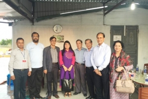 The PKSF’s delegate visited models of agriculture products