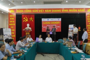 The Closing Ceremony for training Crab Hatchery production and incubation